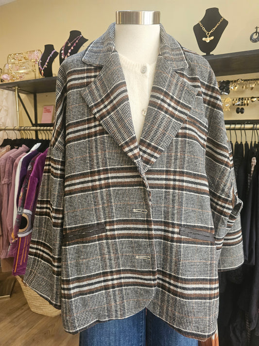 Veste à carreaux Johanna Paris