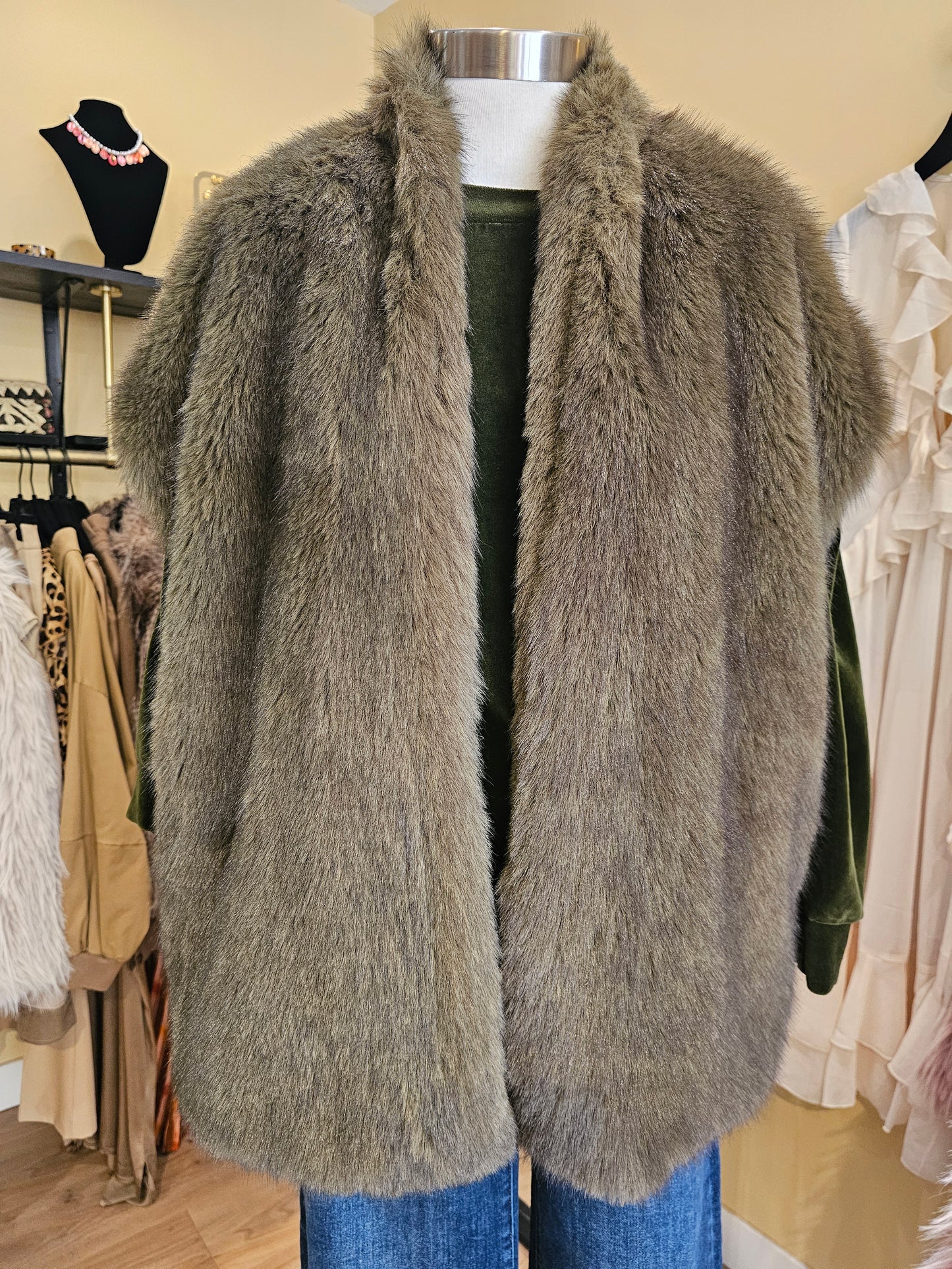 Veste fausse fourrure Johanna Paris