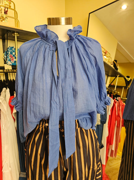 Top bleu