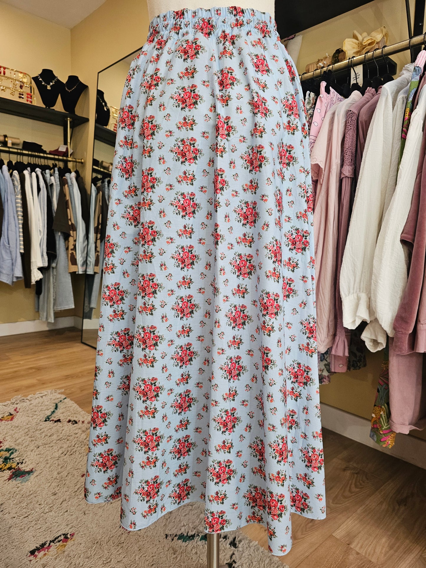 Jupe à fleurs Johanna Paris