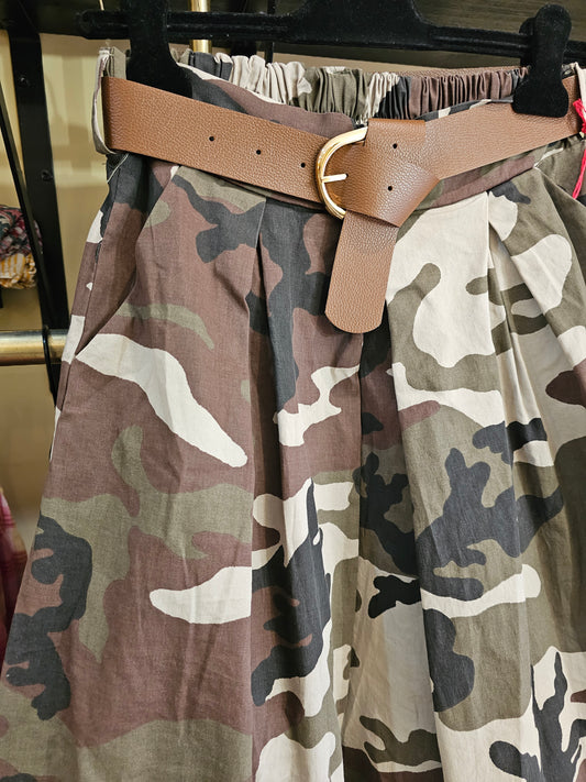 Jupe camouflage Johanna Paris