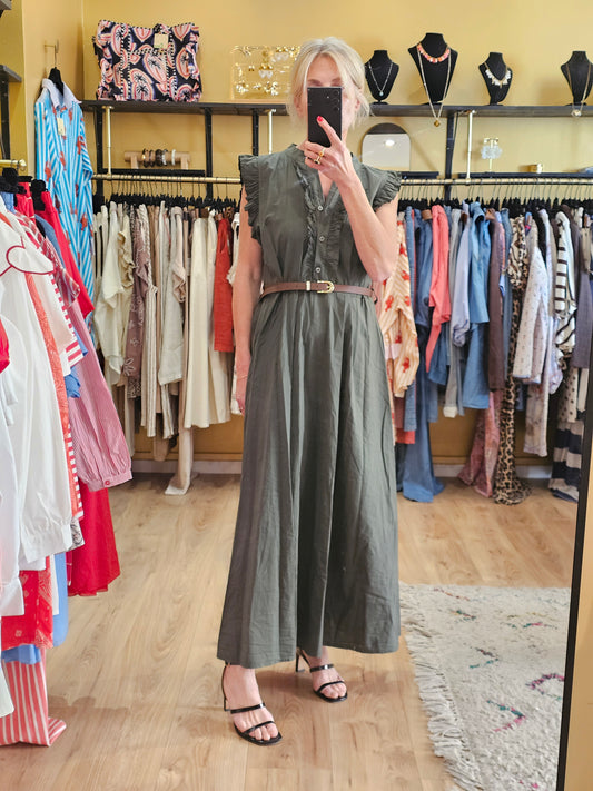 Robe kaki Johanna Paris