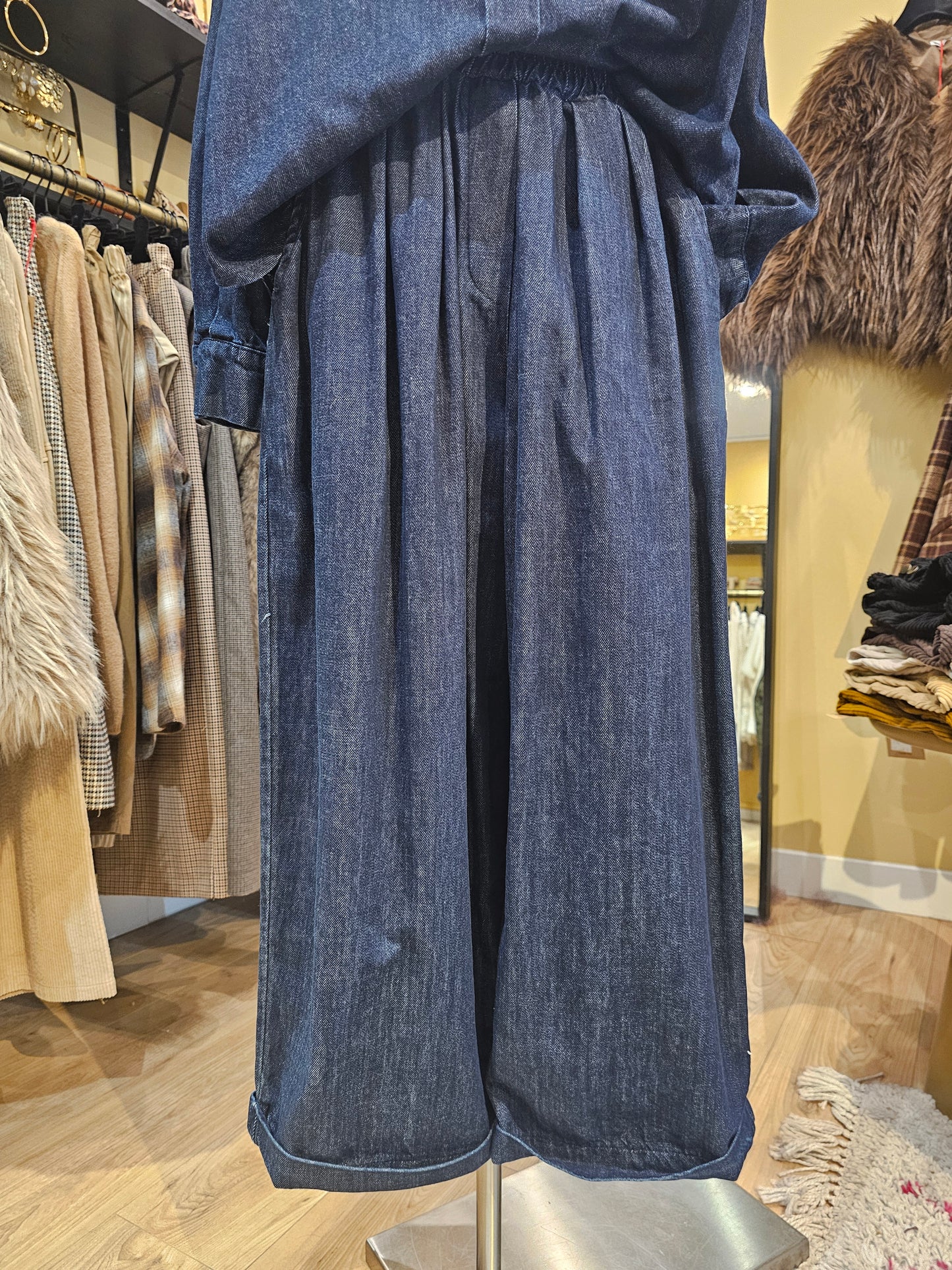 Pantalon magique large jeans Johanna Paris