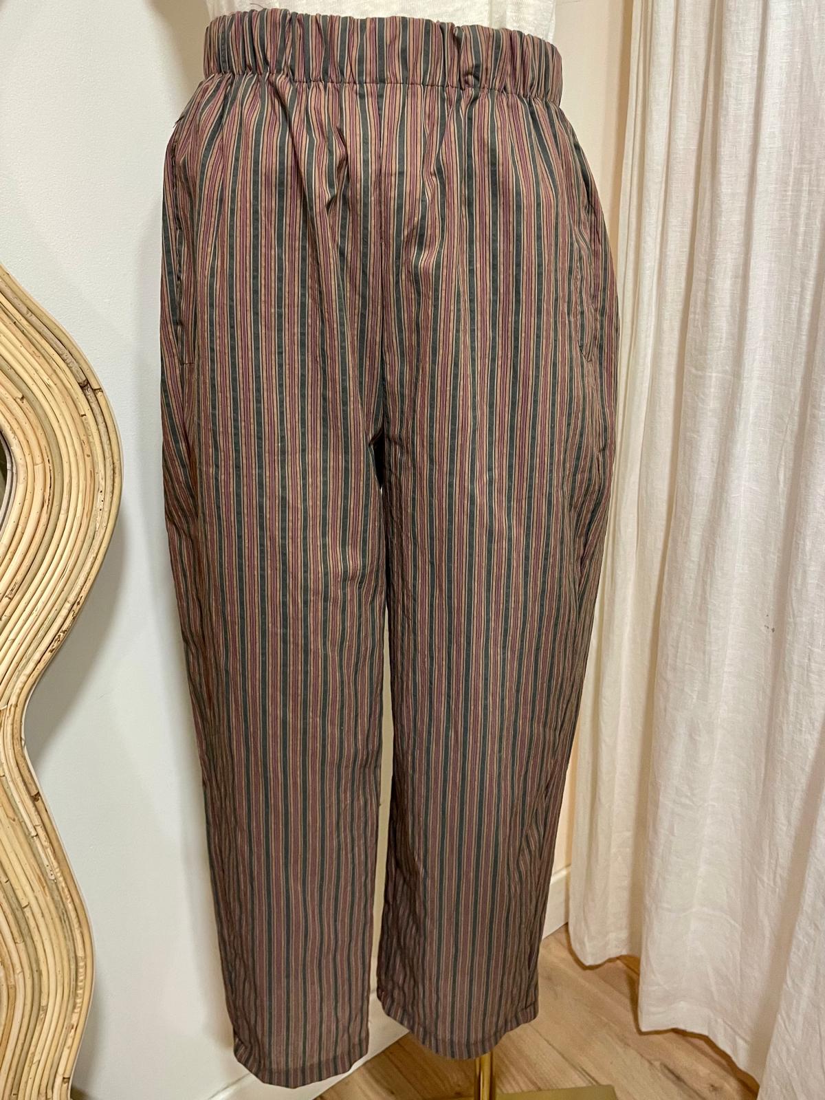 Pantalon rayé Johanna Paris