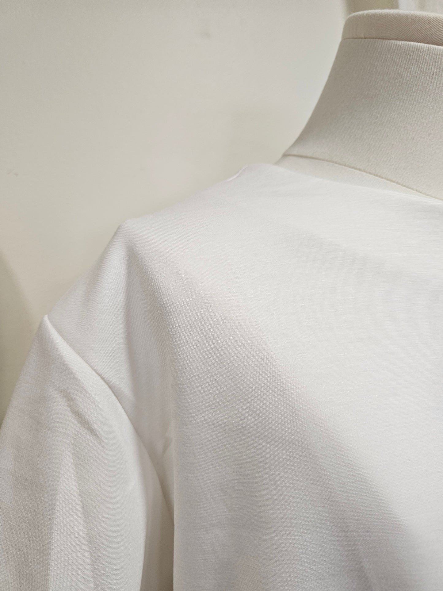 Tshirt molletonné blanc