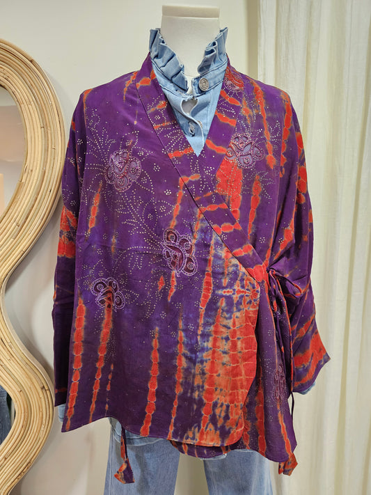 Kimono en crêpe de soie The corner