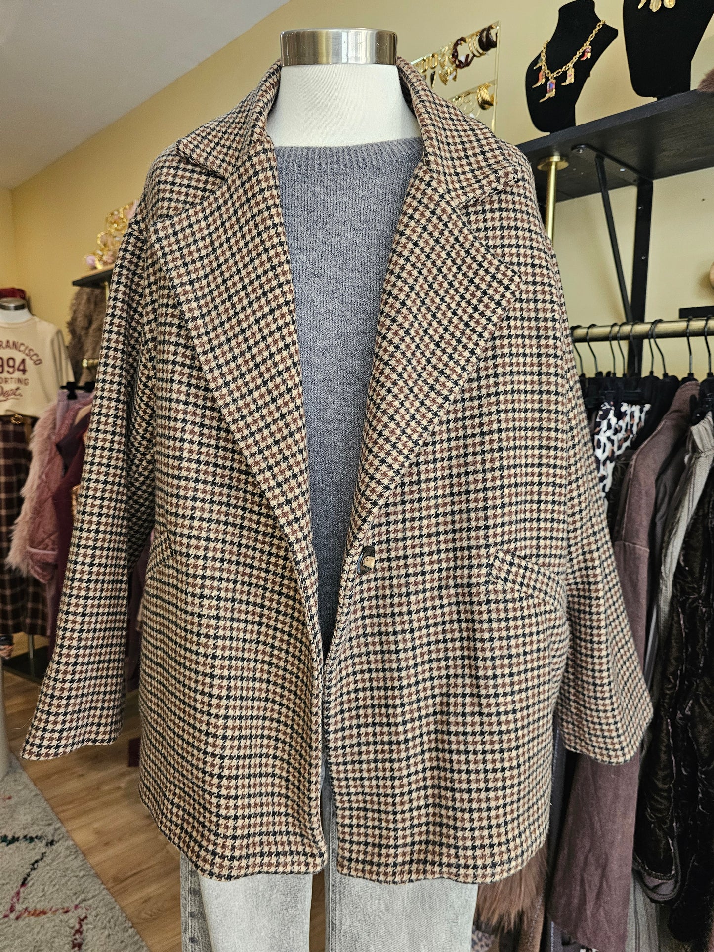 Veste pied de poule Johanna Paris