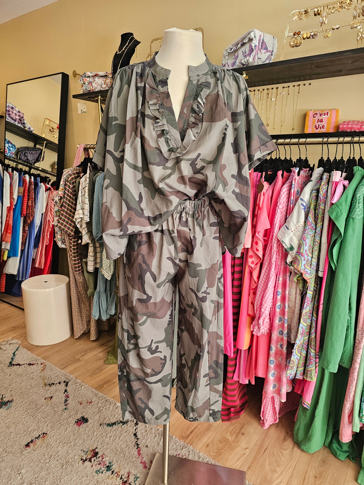 Pantalon camouflage Johanna Paris