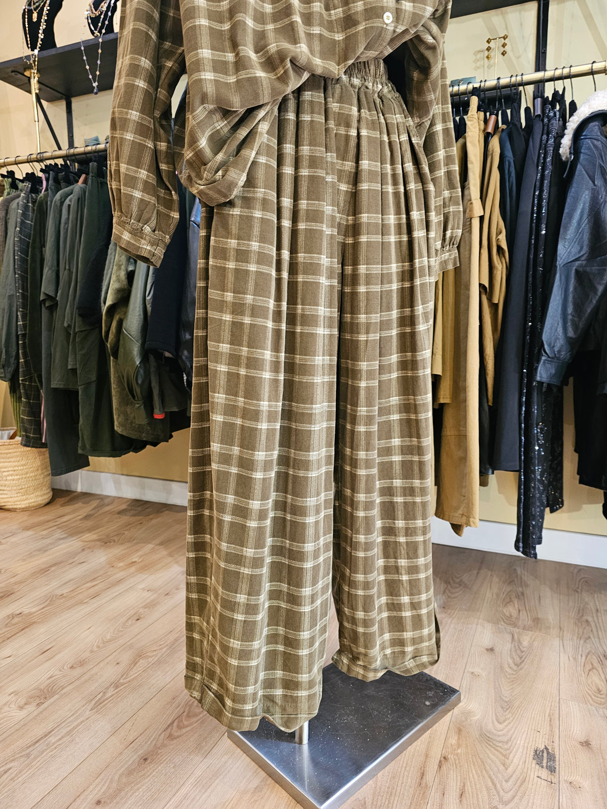 Pantalon à carreaux Johanna Paris