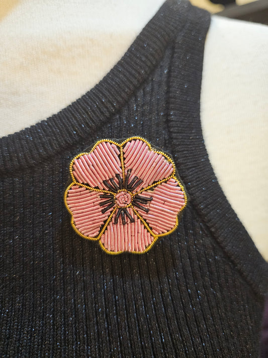 Broche fleur
