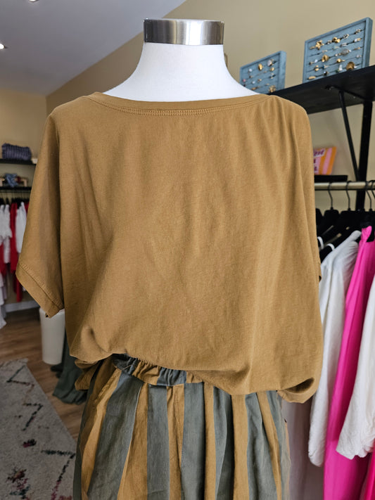 Tshirt biba moutarde Johanna Paris