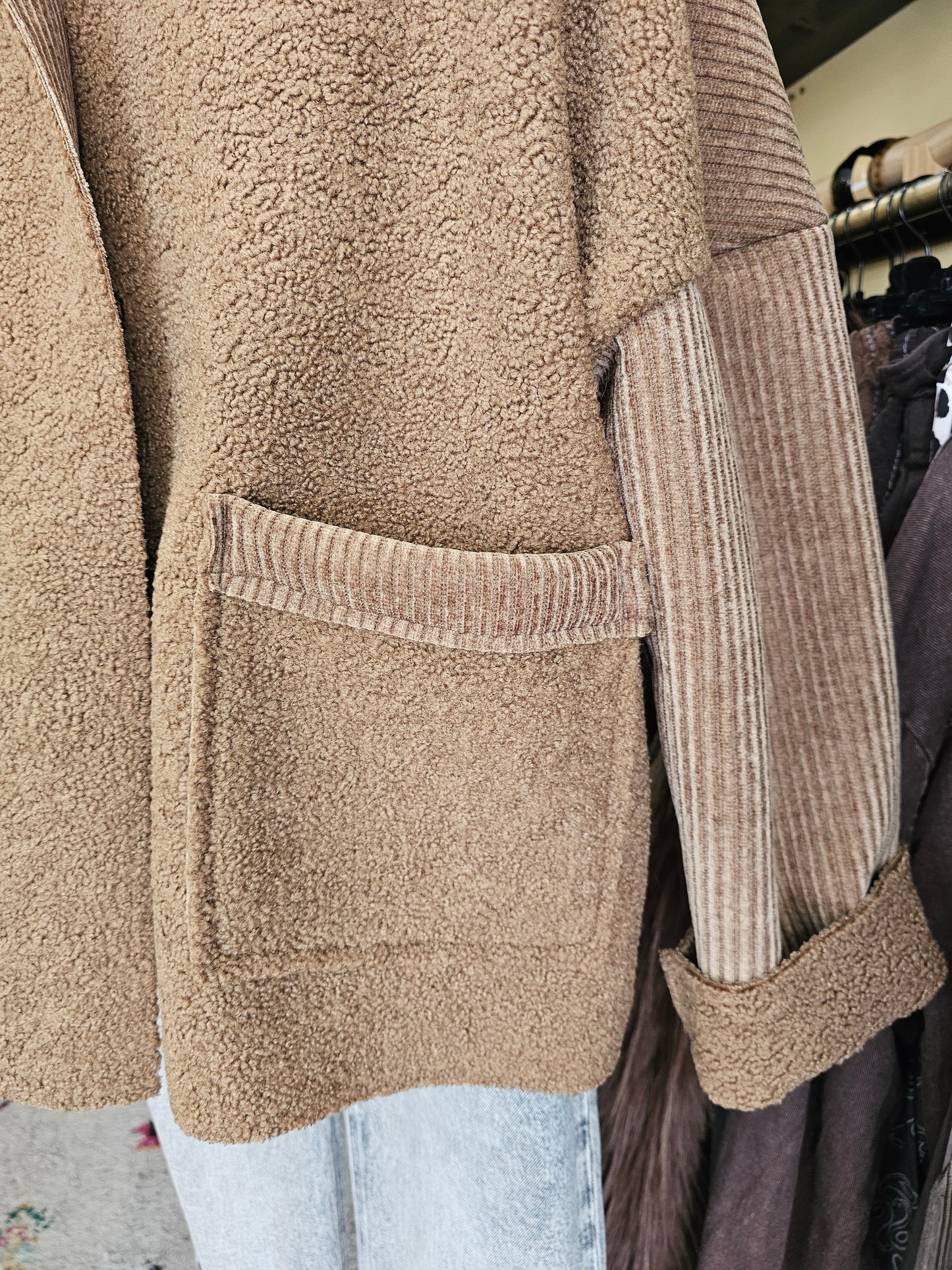 Veste camel Johanna Paris