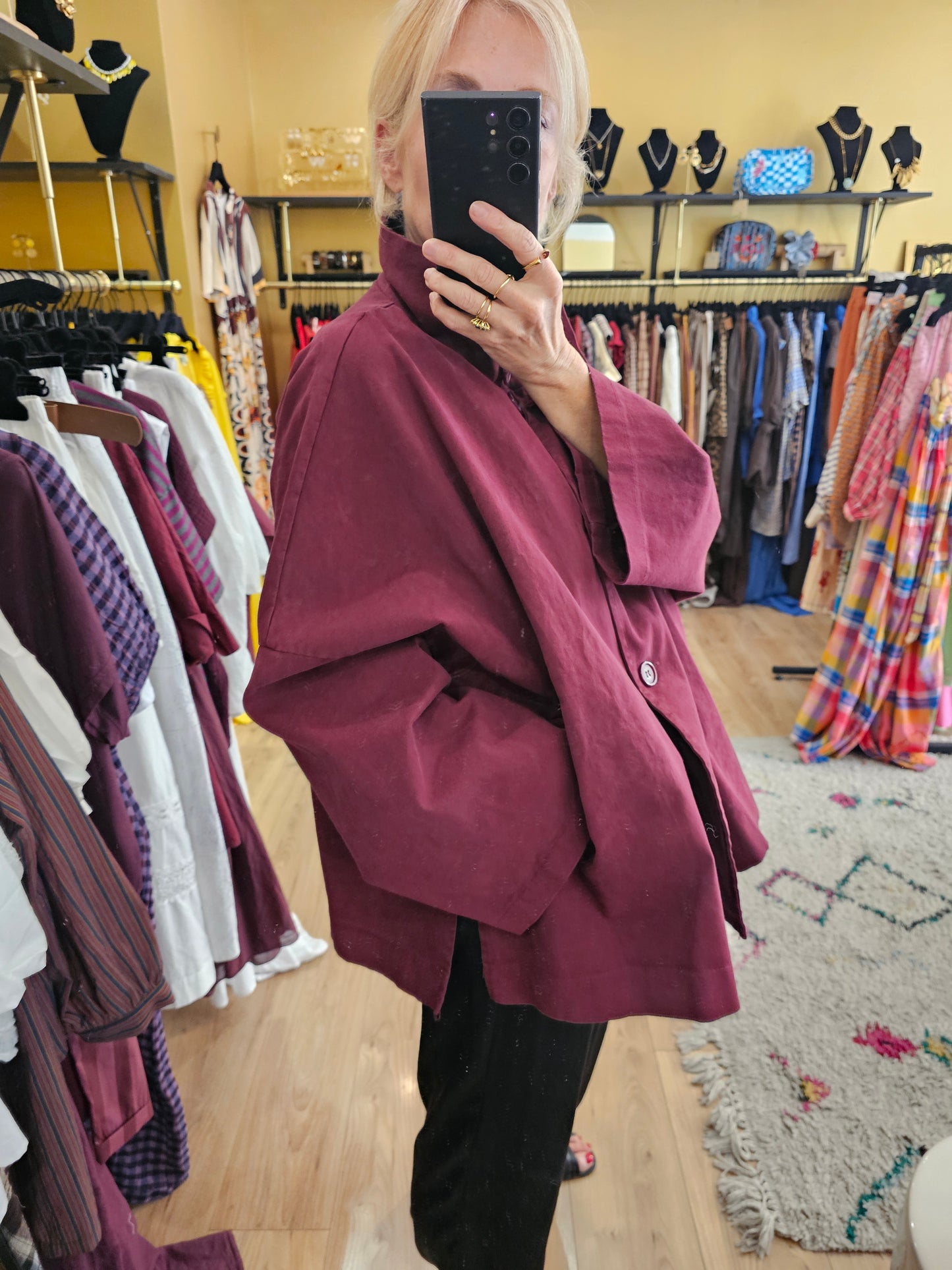 Veste prune Johanna Paris