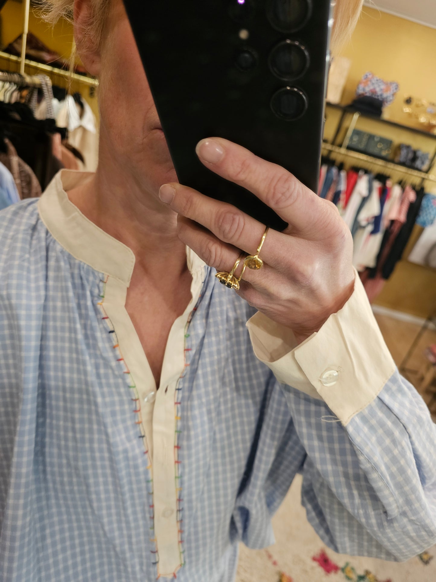 Blouse à carreaux Johanna Paris