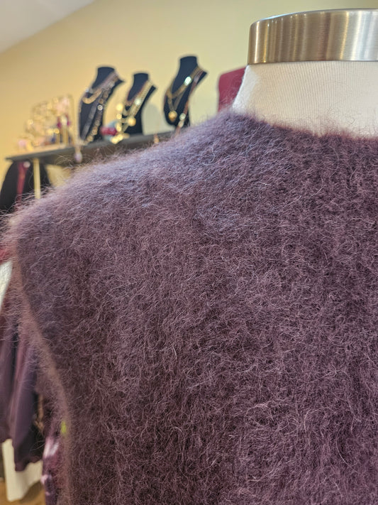 Pull mohair chocolat