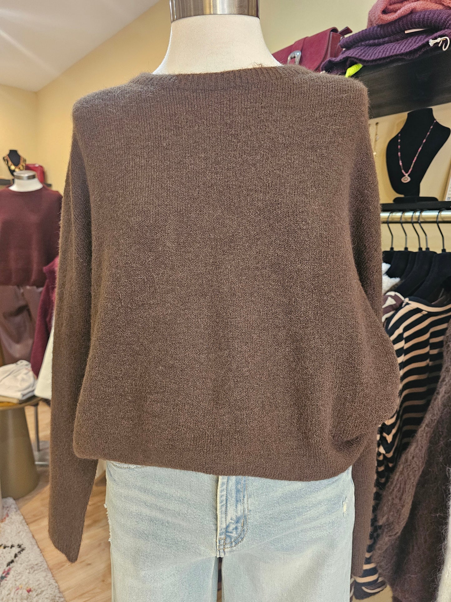 Pull chocolat Johanna Paris