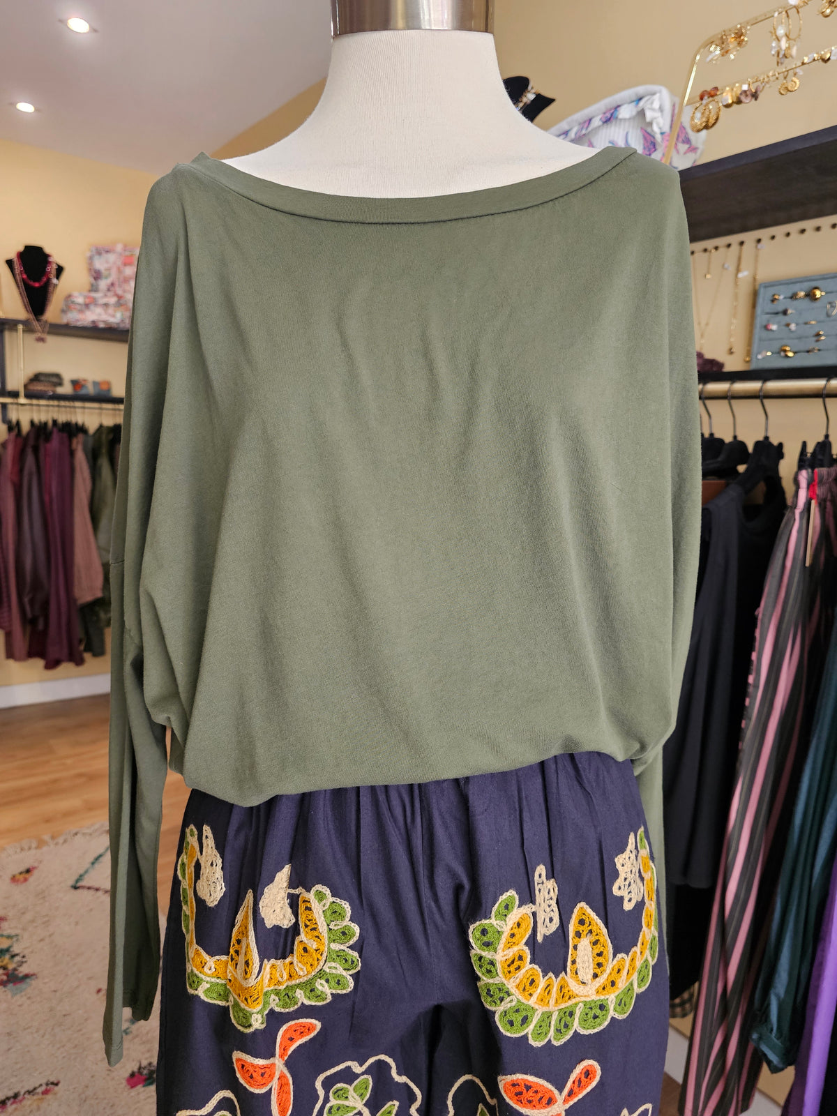 Tshirt biba kaki Johanna paris