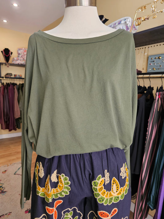 Tshirt biba kaki Johanna paris