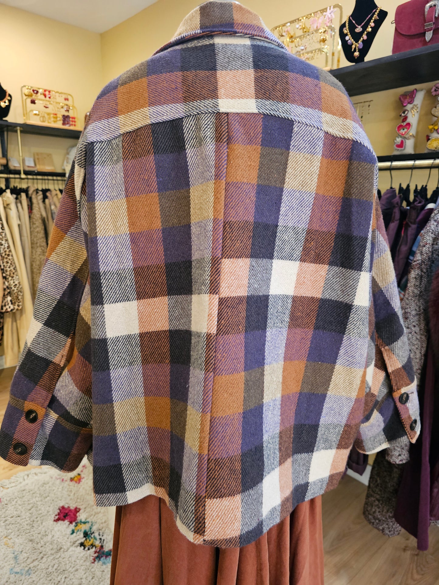 Blouson carreaux