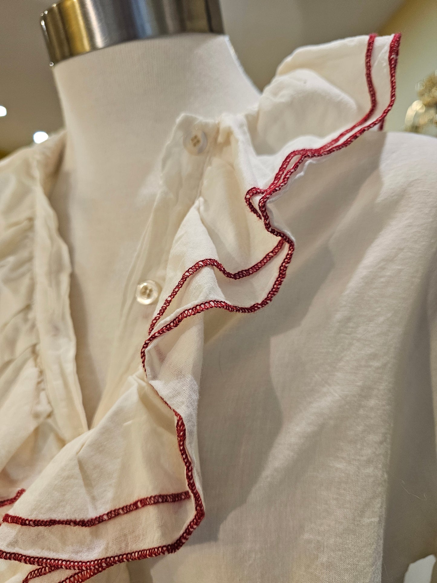 Chemise col volant Johanna Paris