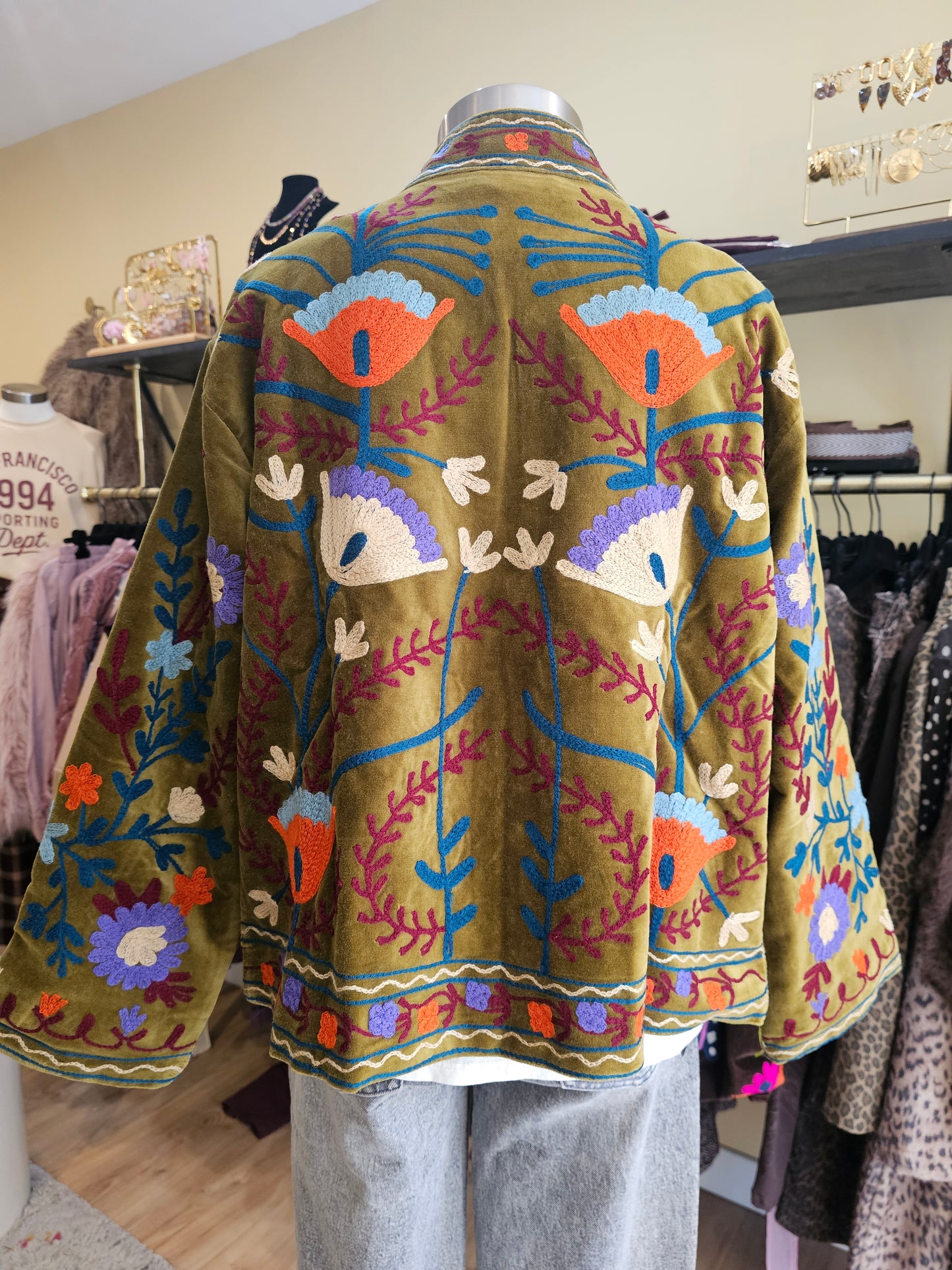 Veste brodée Johanna Paris