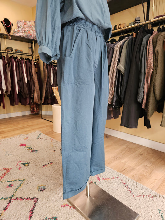 Pantalon magique 2 bleu canard
