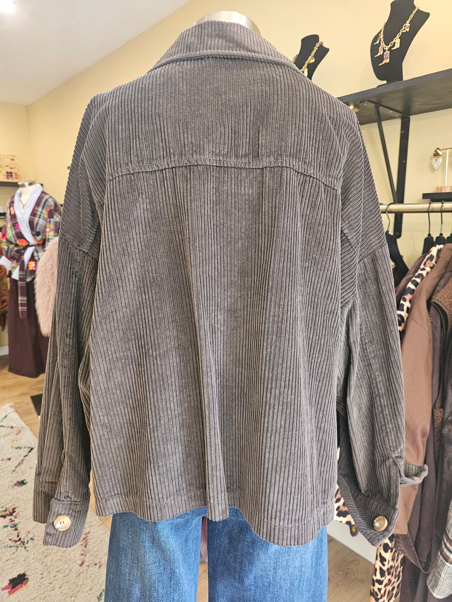 Veste sur chemise velours Johanna Paris