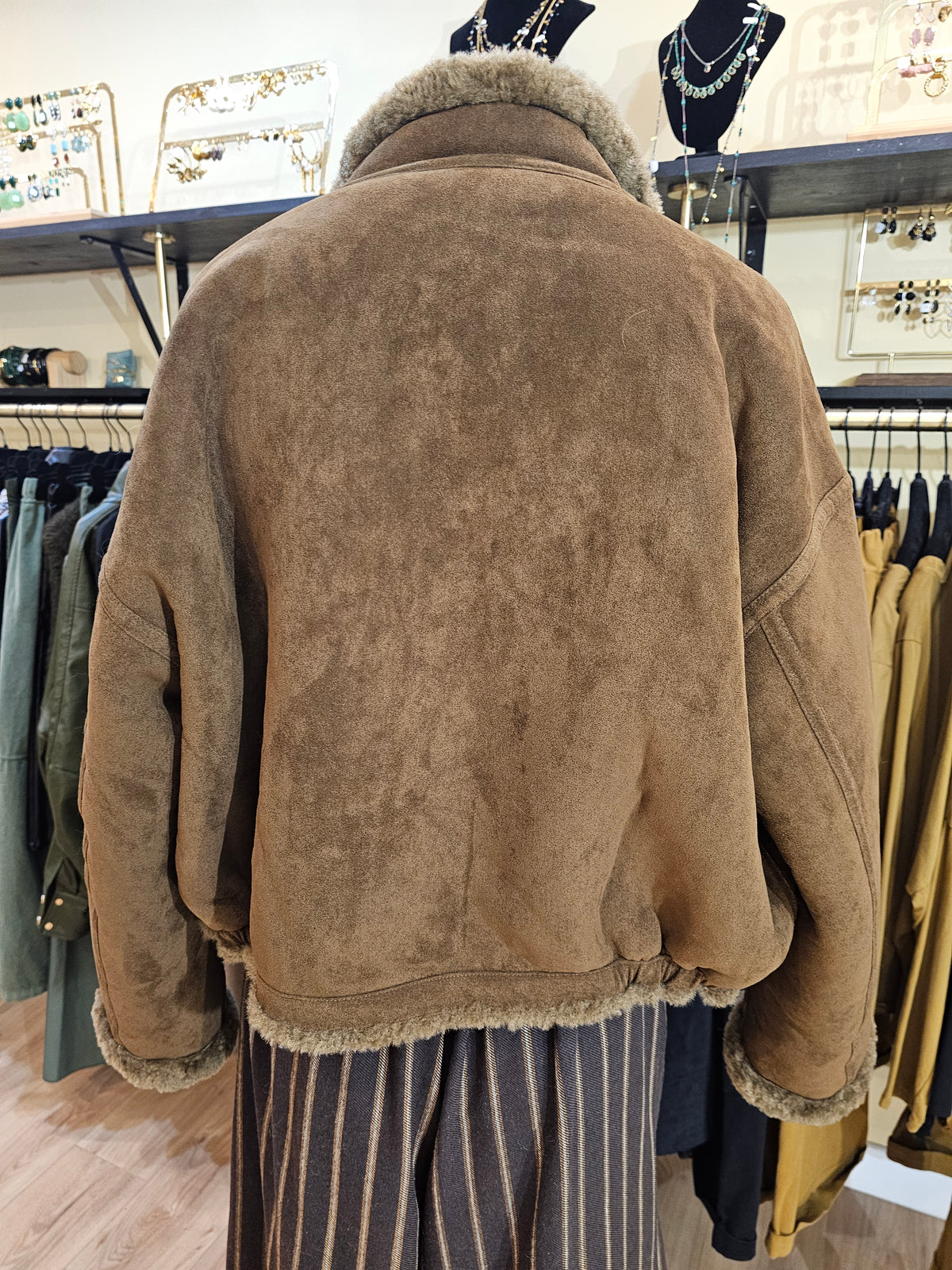 Blouson chocolat Johanna Paris