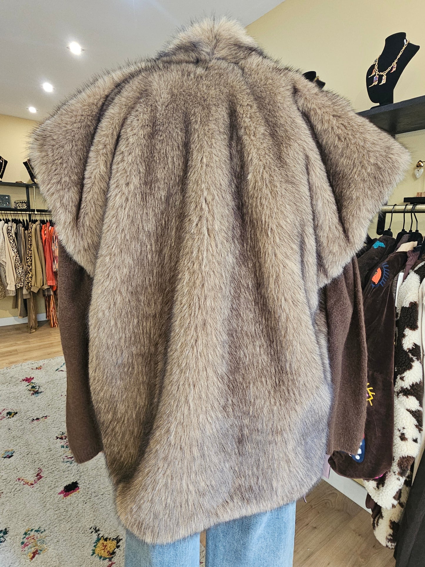 Veste fourrure sans manche Johanna Paris