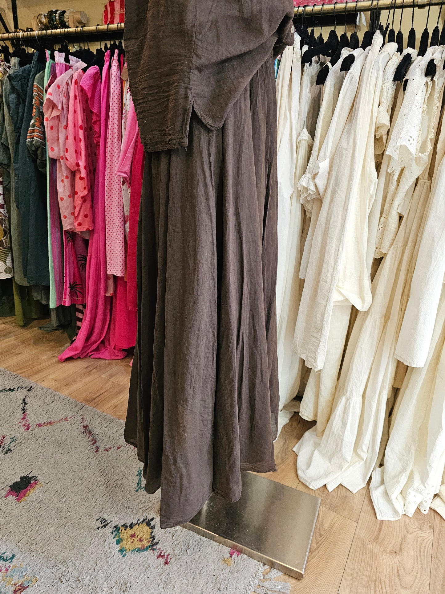 Jupe marron johanna paris