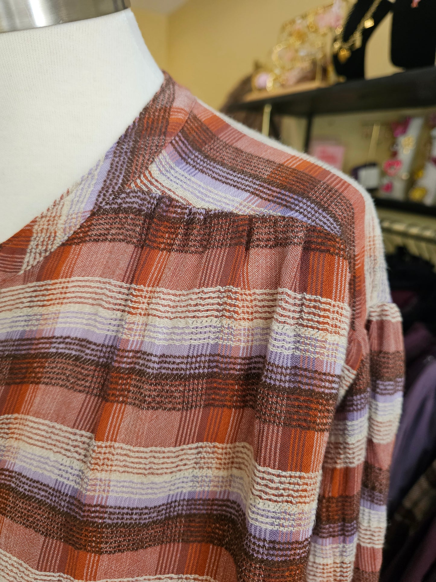 Chemise à carreaux