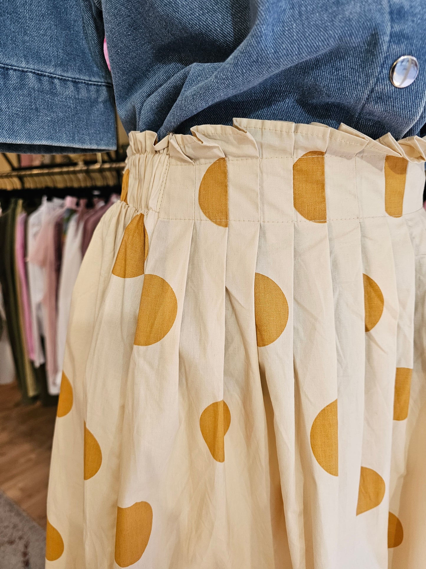 Jupe à pois Johanna Paris