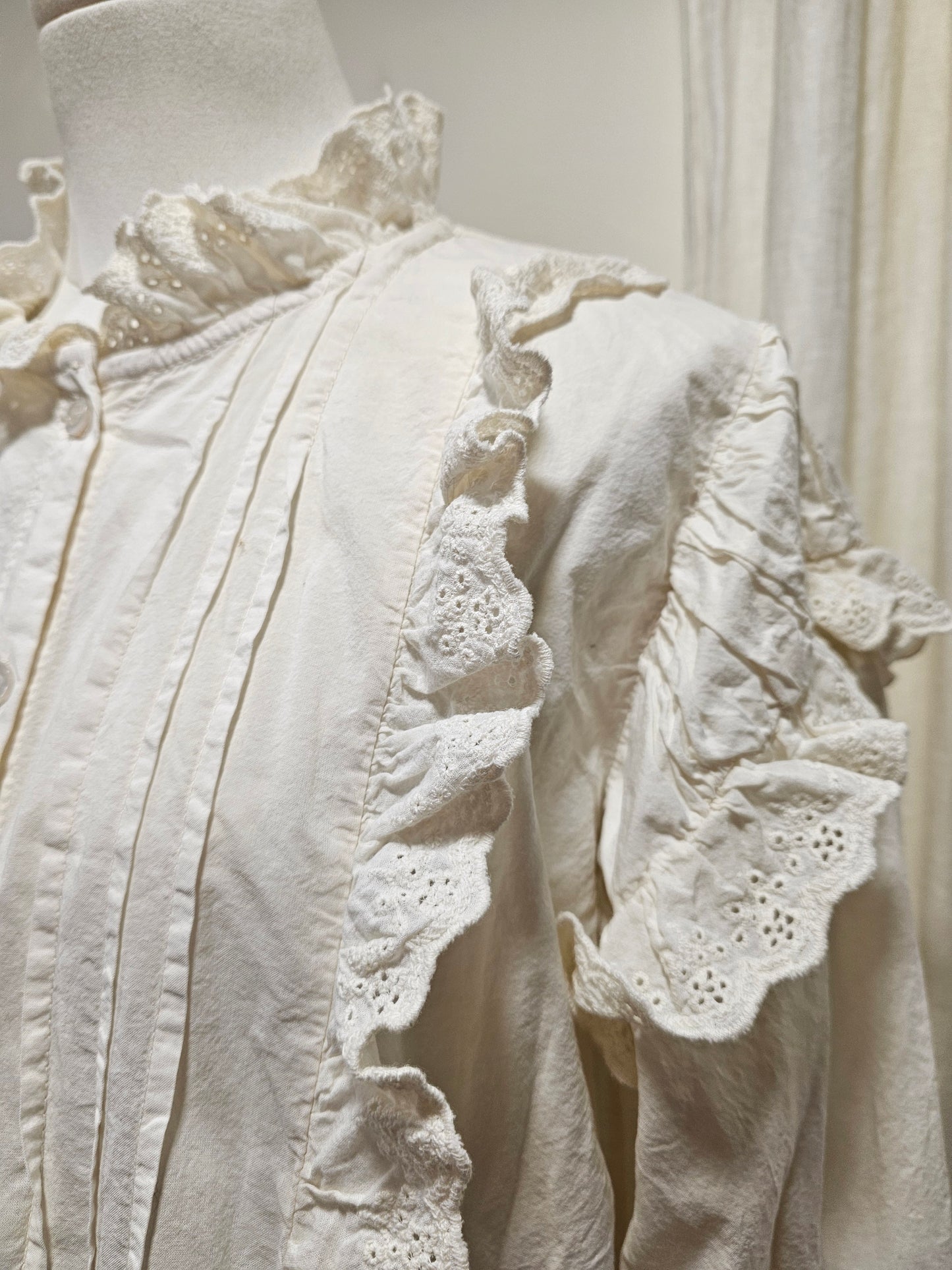 Blouse coton ecru Johanna Paris