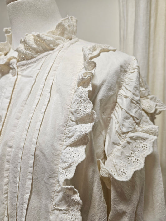 Blouse coton ecru Johanna Paris