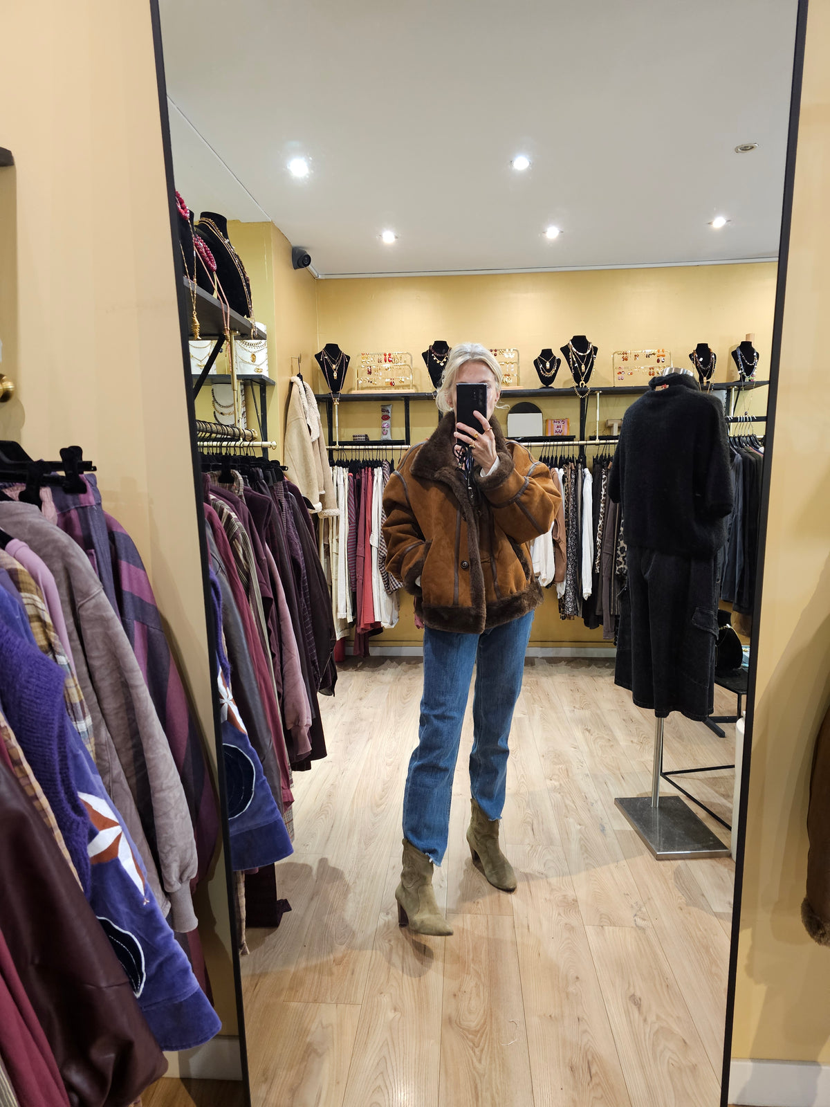 Blouson effet peau lainée Johanna Paris