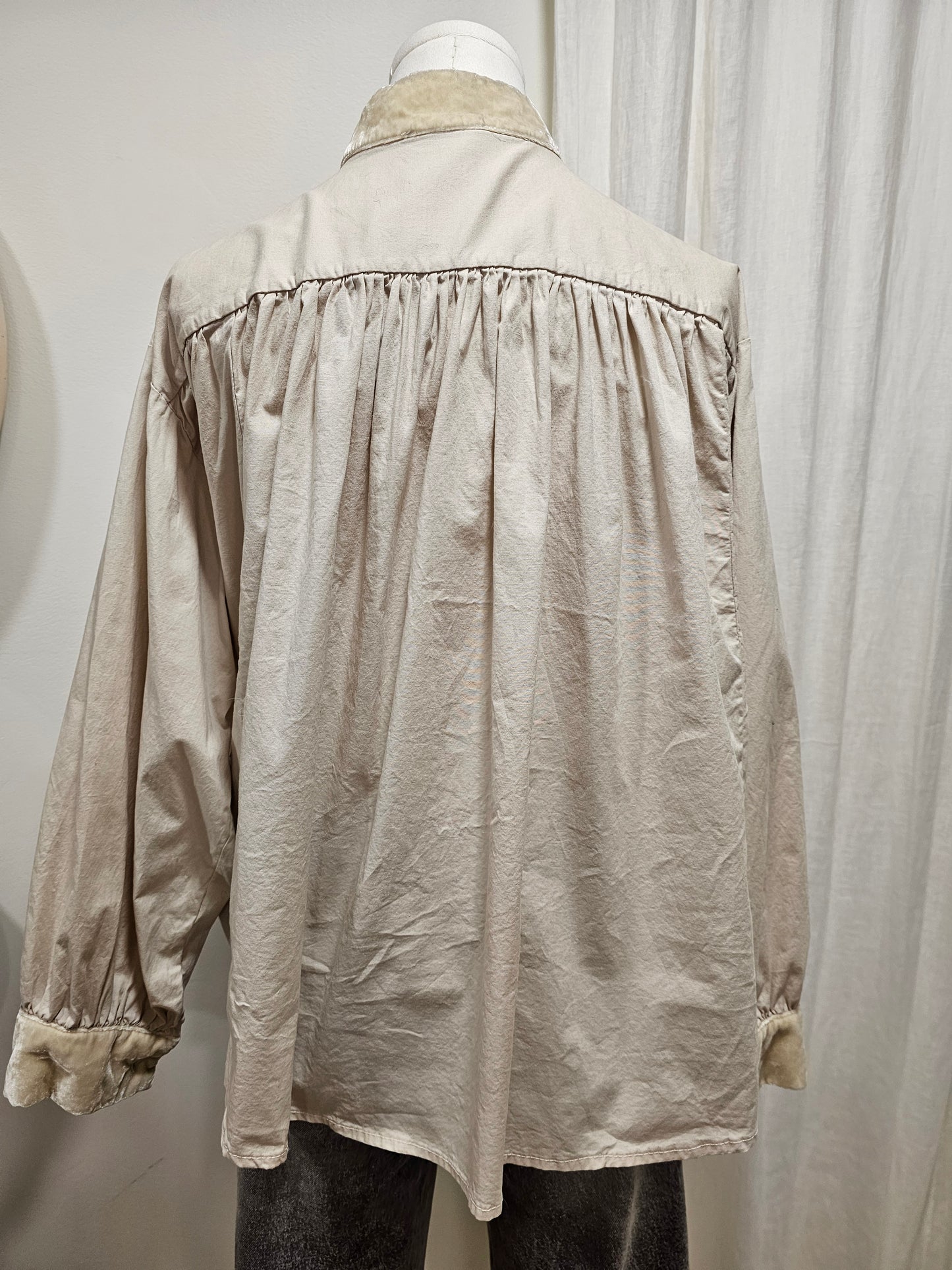 Blouse col velours Johanna Paris