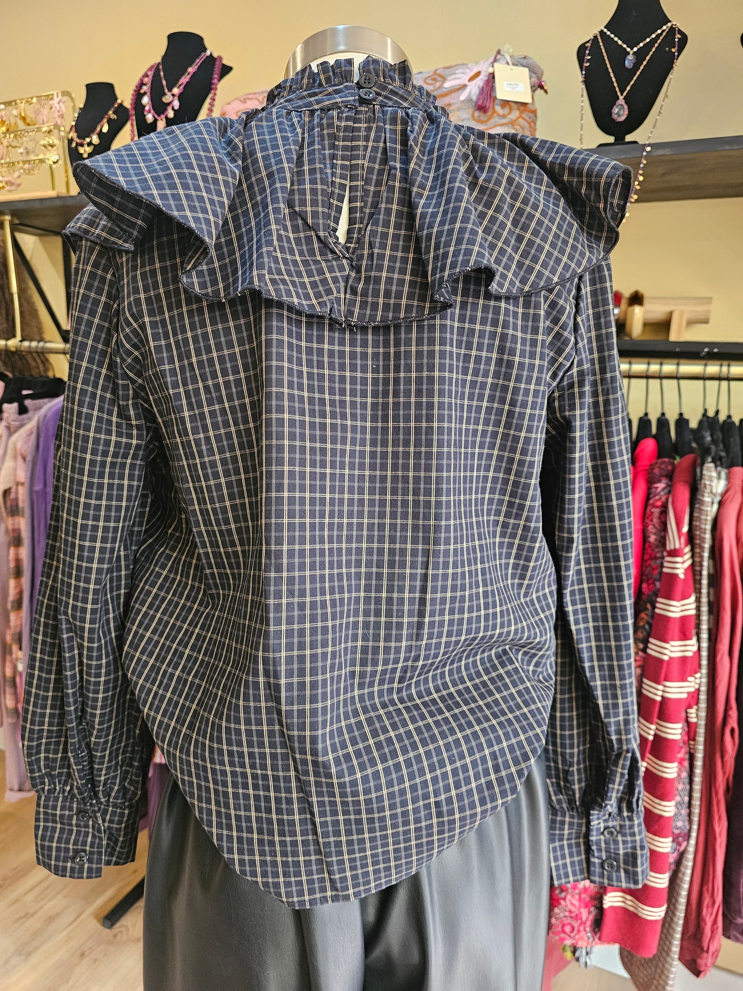 Blouse collerette