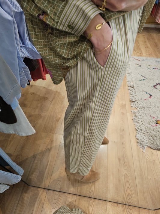 Pantalon rayée Johanne Paris