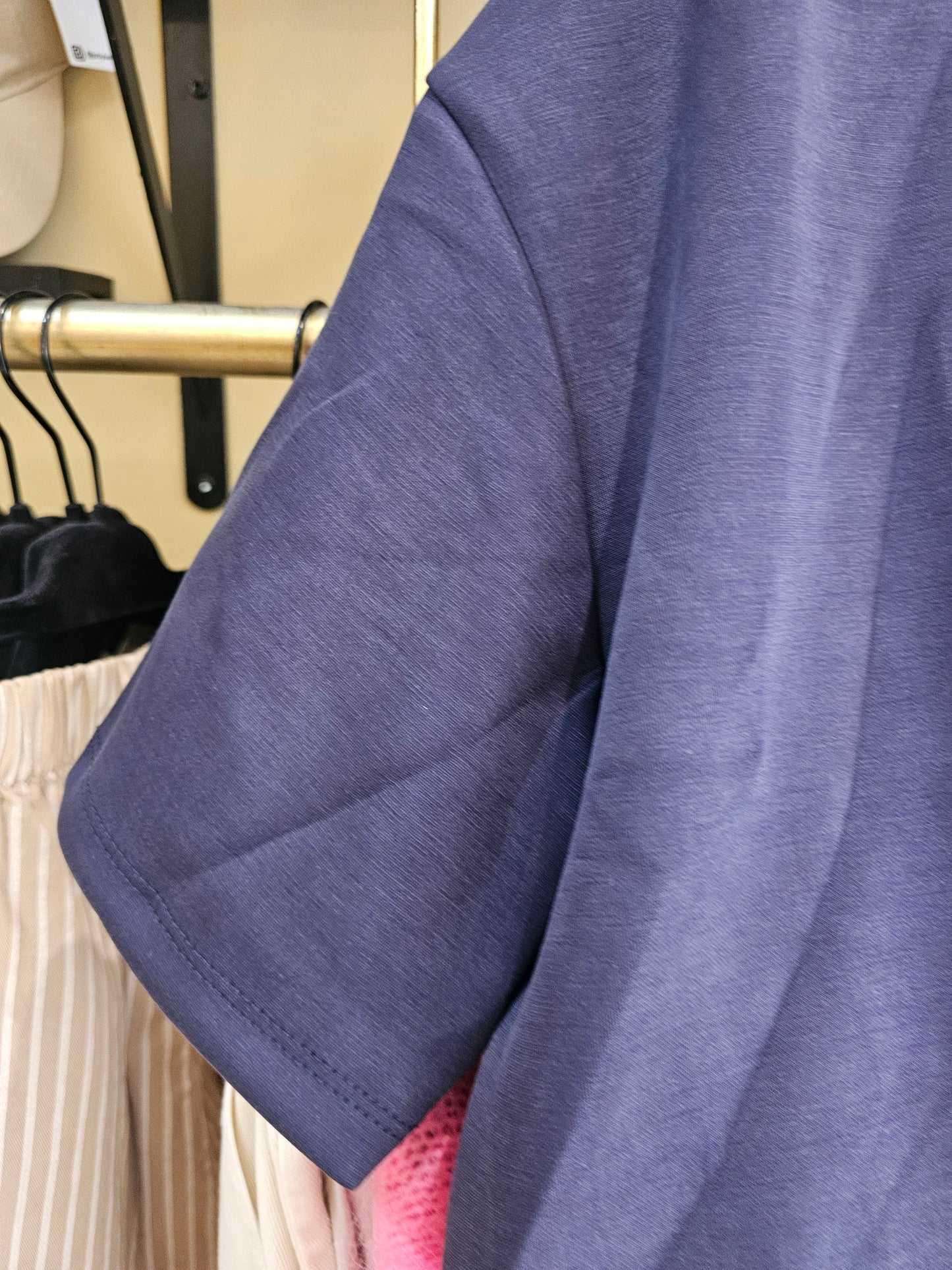 Tshirt molletonné marine