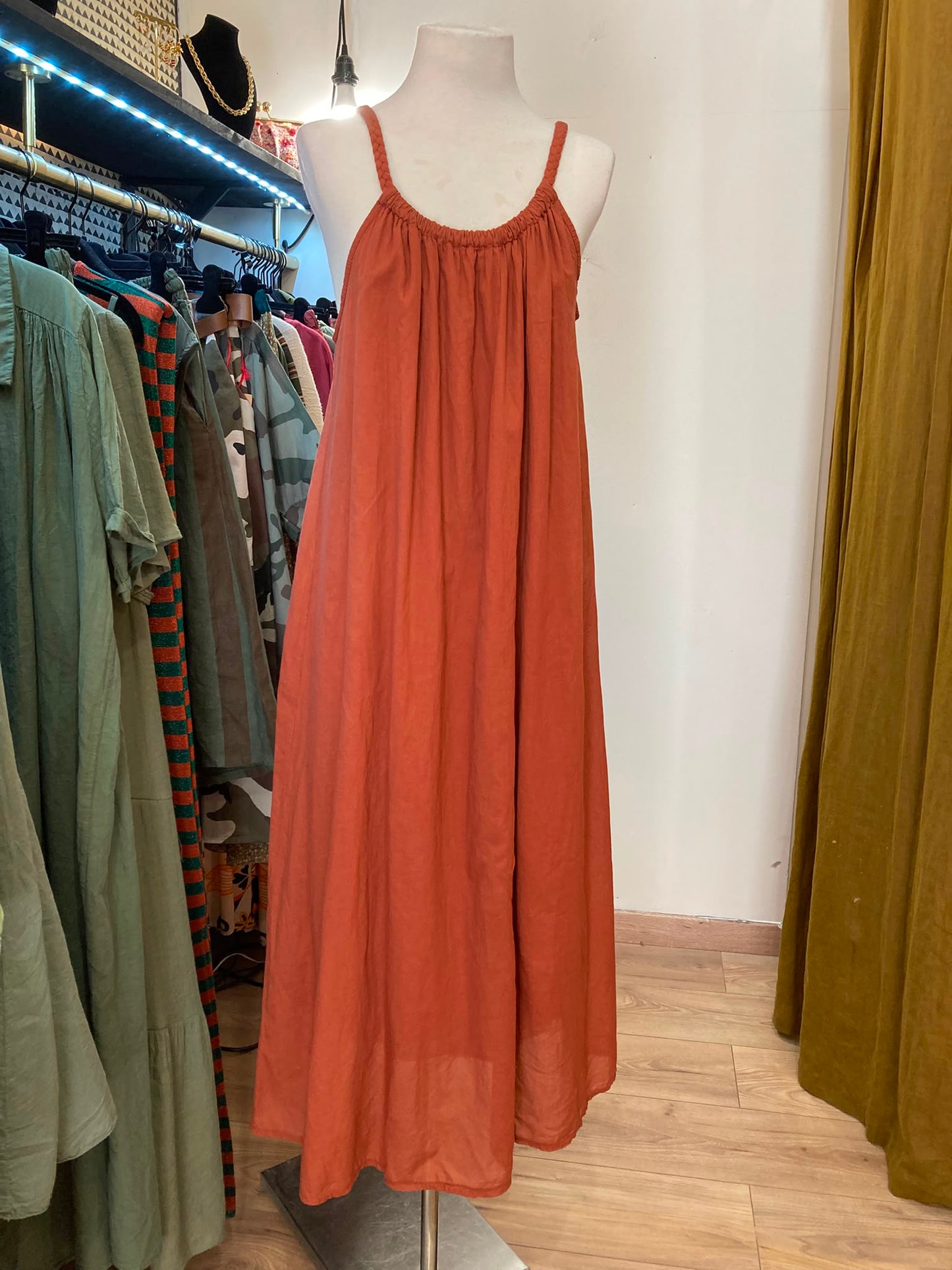 Robe en voile de coton