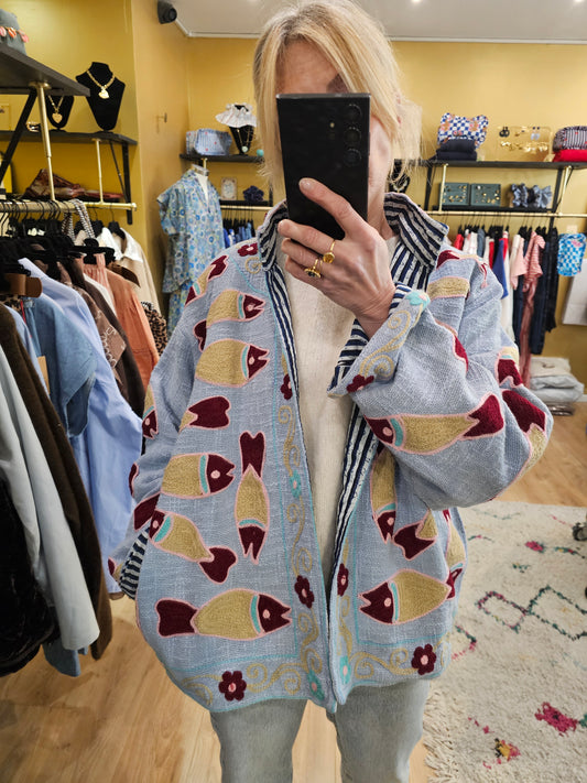 Veste brodée Johanna Paris