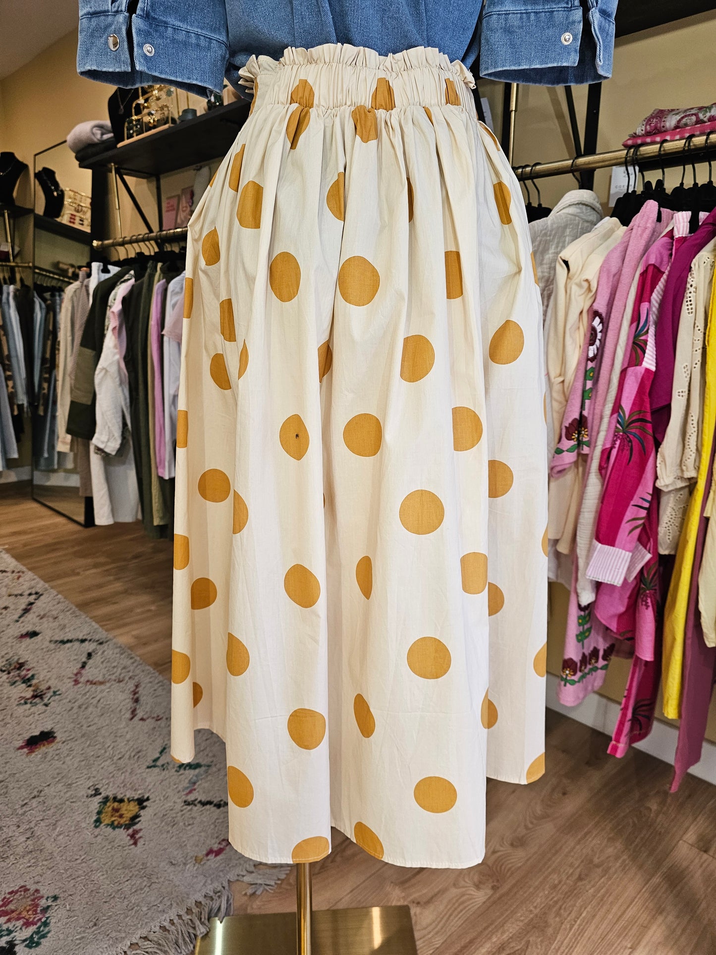 Jupe à pois Johanna Paris