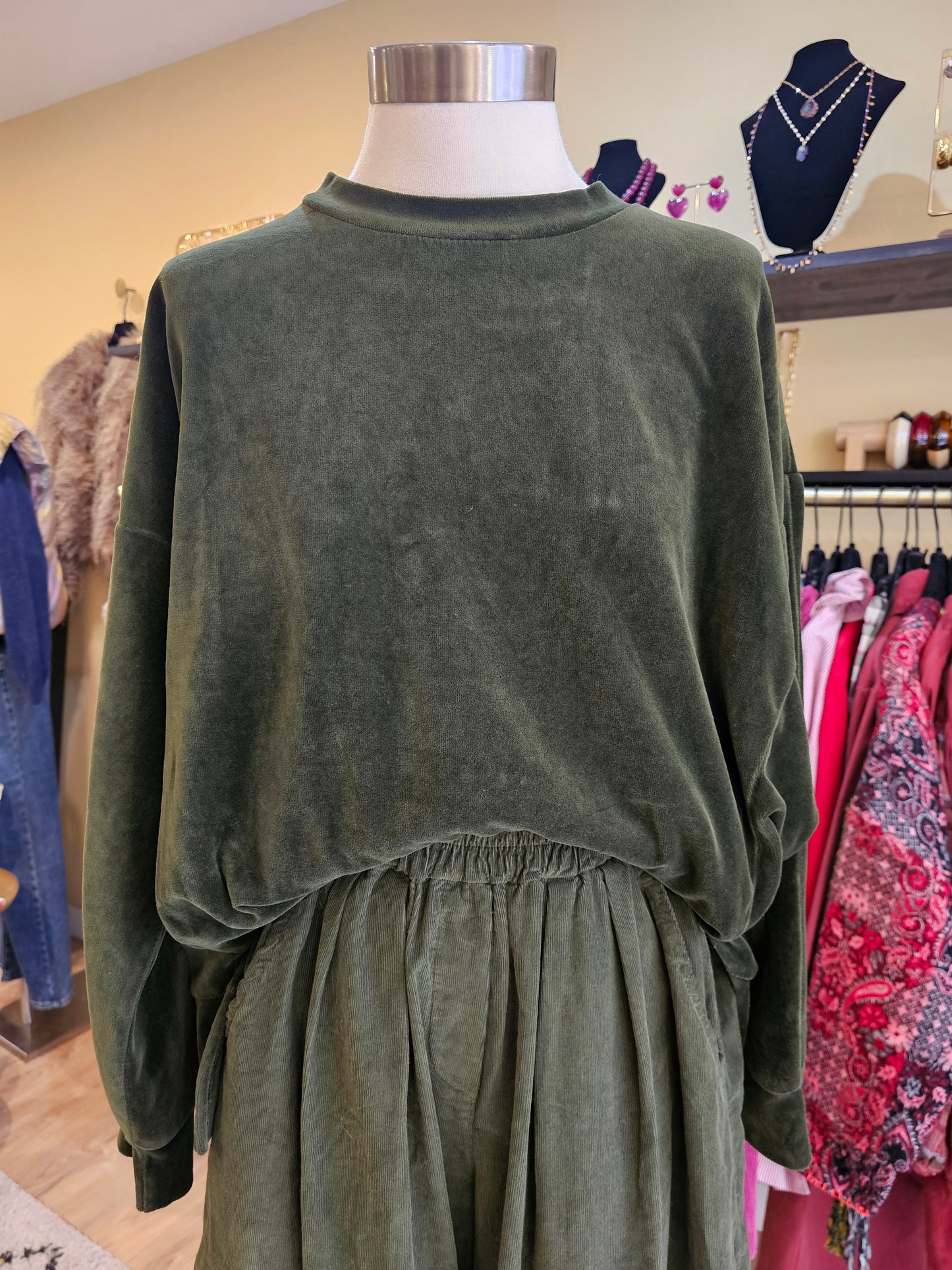 Sweat velours Johanna Paris