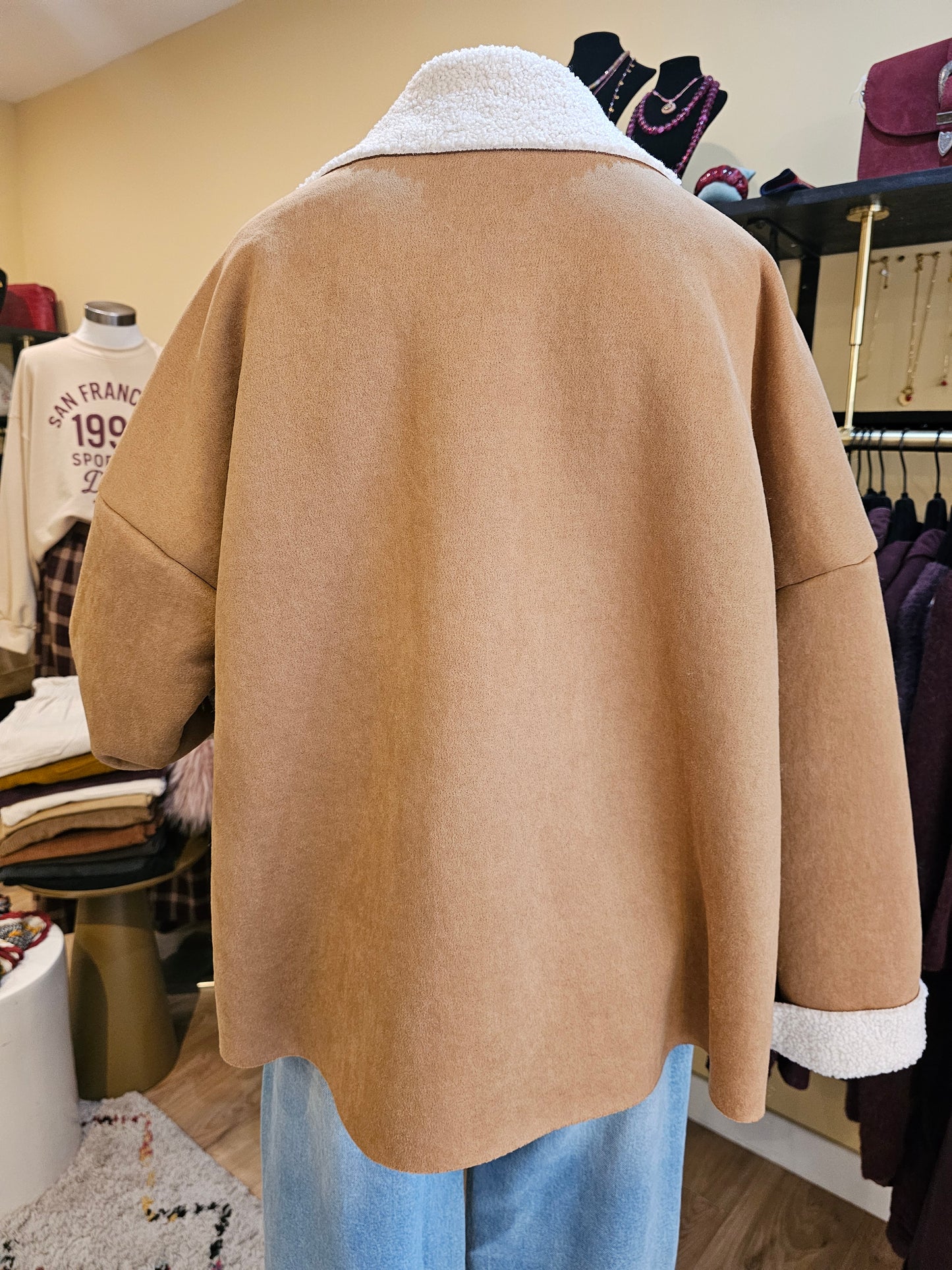 Veste camel Johanna Paris