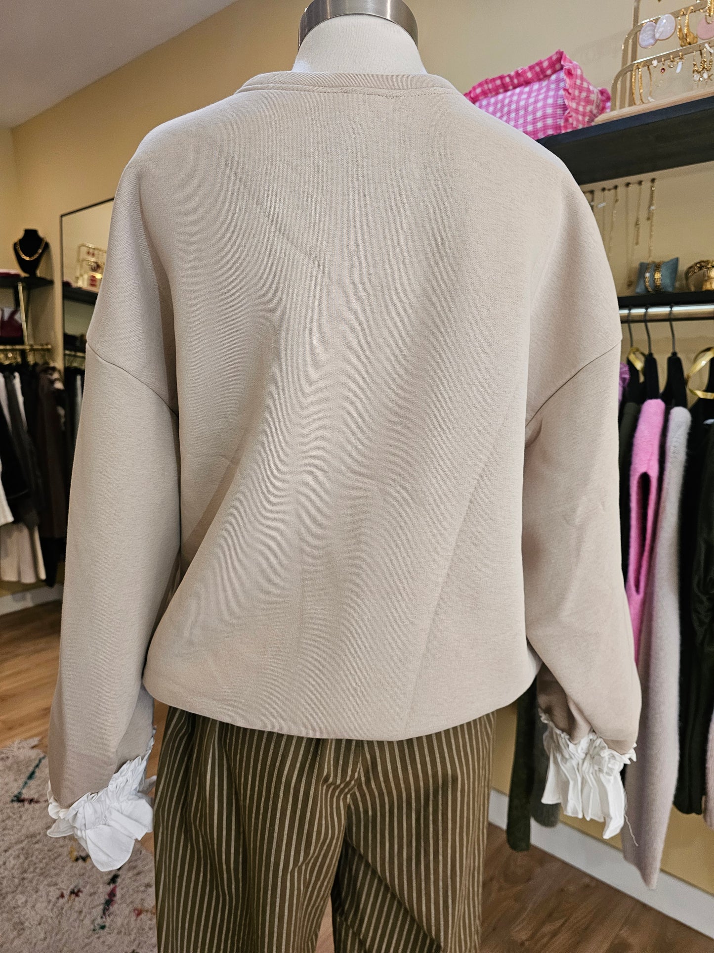 Sweat gigi beige