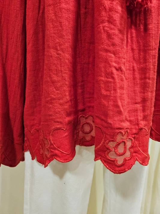 Blouse rouge The corner