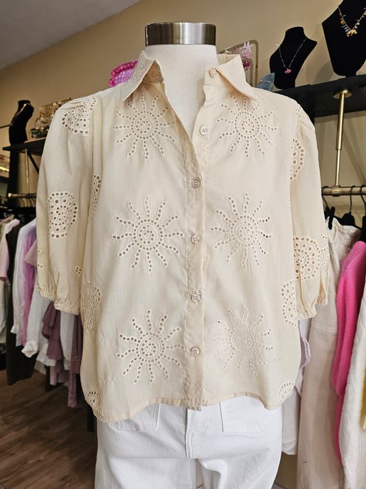 Chemise ajourée