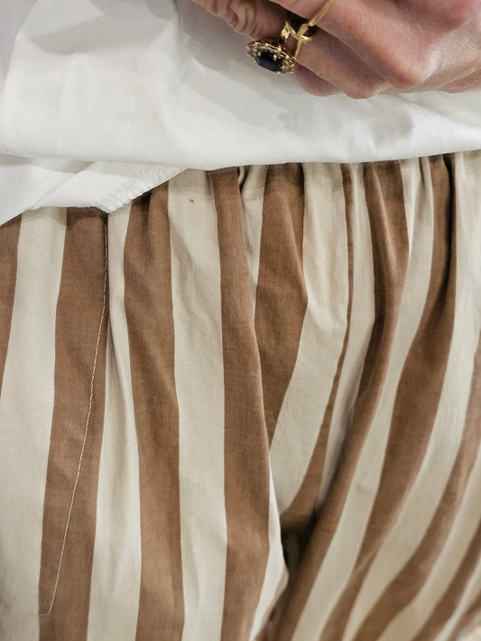 Pantalon magique rayé Johanna Paris