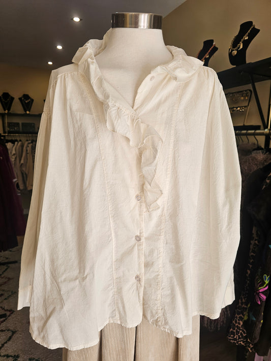 Chemise à volant