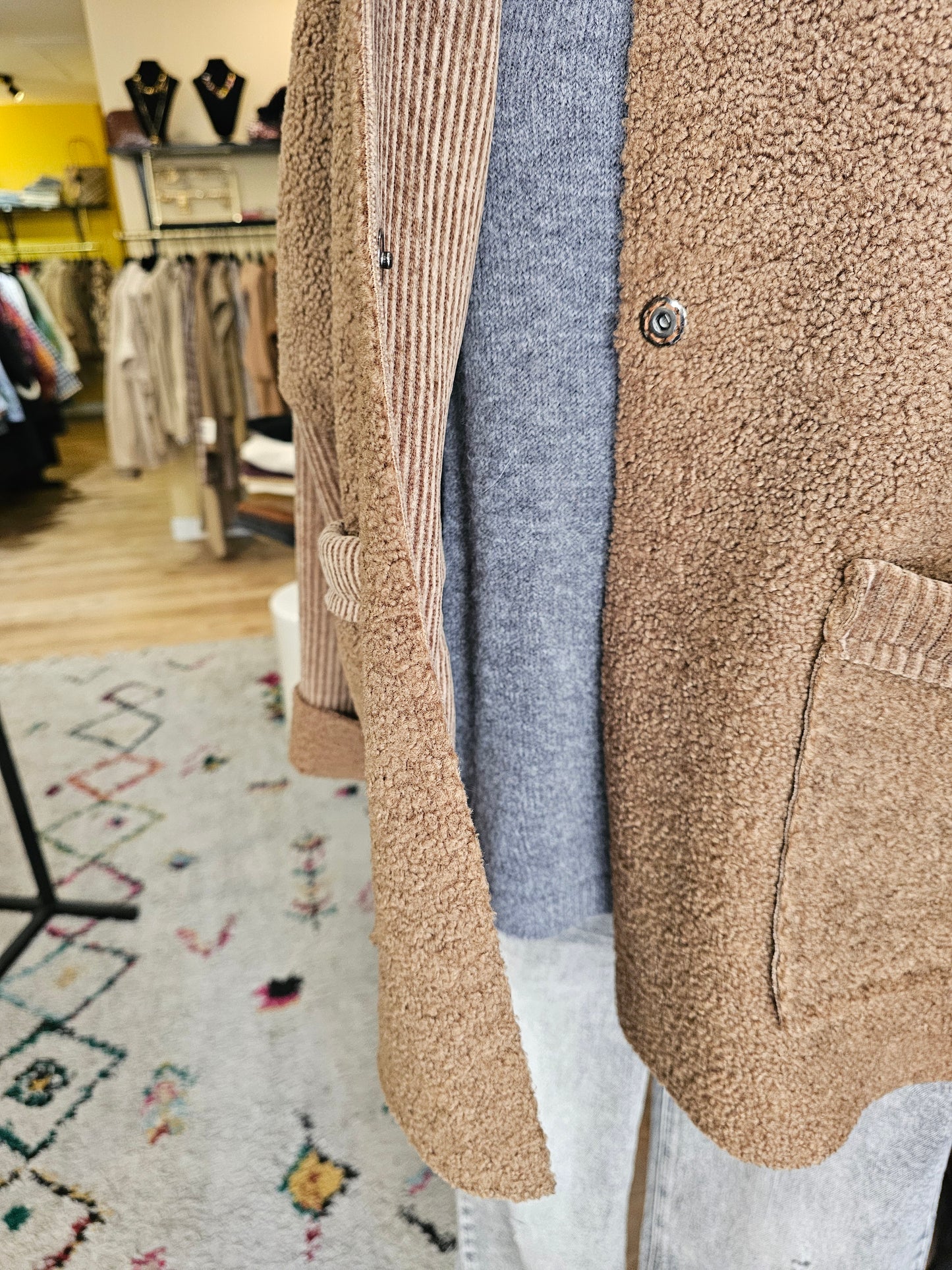 Veste camel Johanna Paris